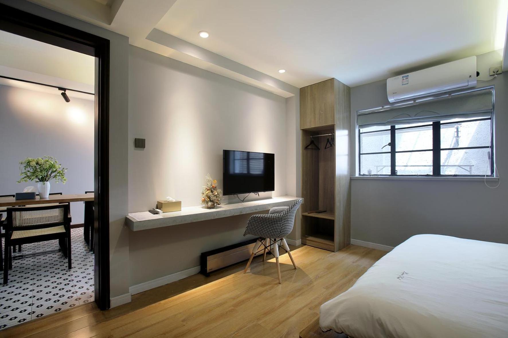 Shanghai Downtown Hills Boutique Guesthouse - Near Metro Line 7, Exit 3, Changping Road Rum bild