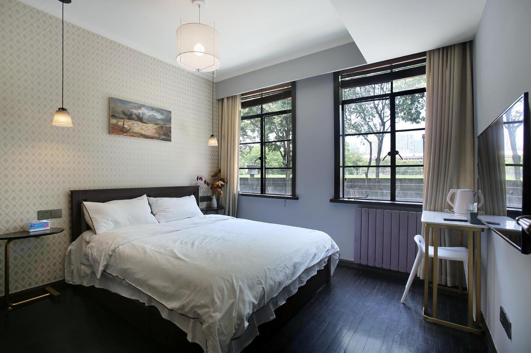 Shanghai Downtown Hills Boutique Guesthouse - Near Metro Line 7, Exit 3, Changping Road Rum bild