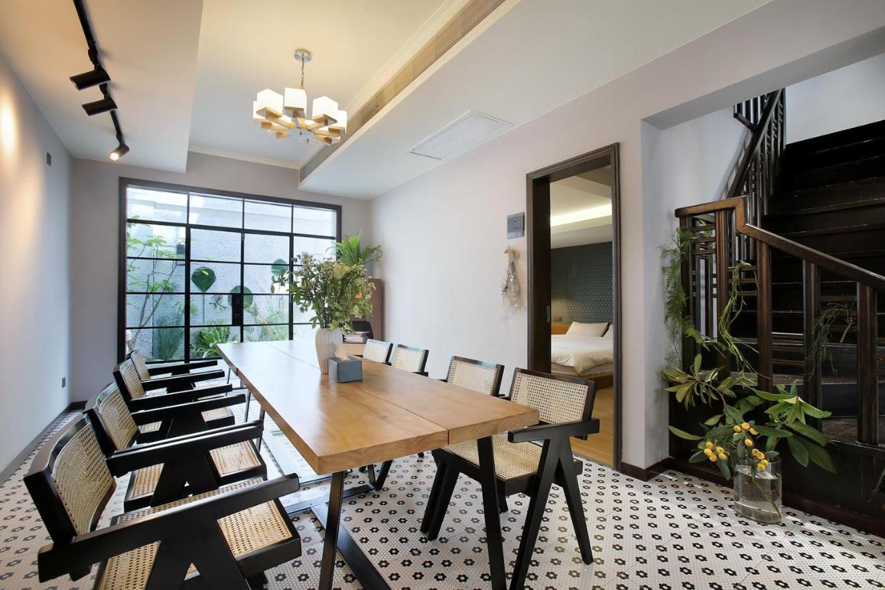 Shanghai Downtown Hills Boutique Guesthouse - Near Metro Line 7, Exit 3, Changping Road Exteriör bild