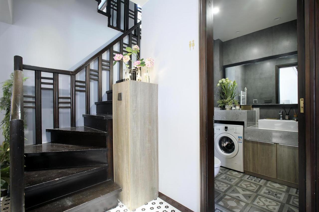 Shanghai Downtown Hills Boutique Guesthouse - Near Metro Line 7, Exit 3, Changping Road Exteriör bild